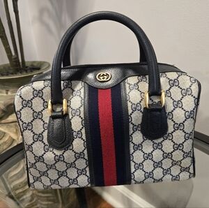 VINTAGE GUCCI GG SUPREME BOWLING BAG